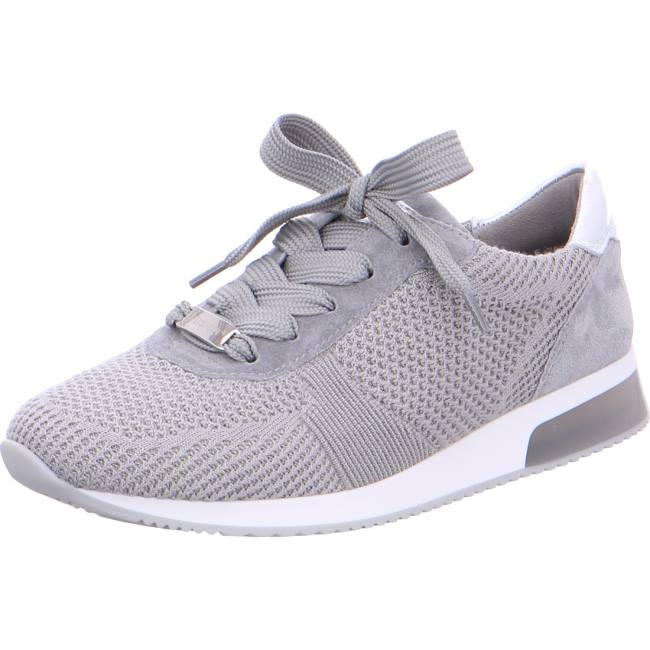 Grey Ara Shoes Lissabon Oyster-silver Women\'s Sneakers | ARA092CJE