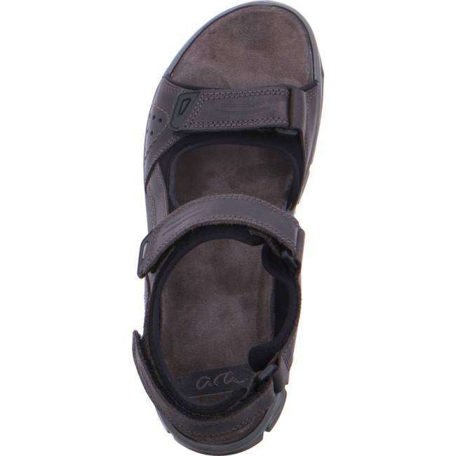 Grey Ara Shoes Lucca Grigio Men's Sandals | ARA093PUZ