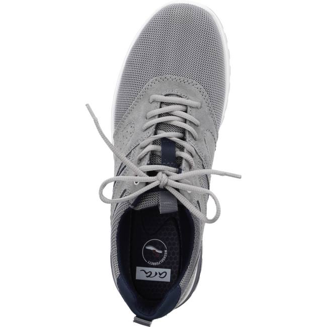 Grey Ara Shoes Matteo Men's Sneakers | ARA245BFO