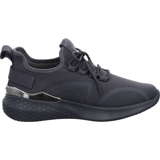 Grey Ara Shoes Maya Graphit Women's Sneakers | ARA432JKA