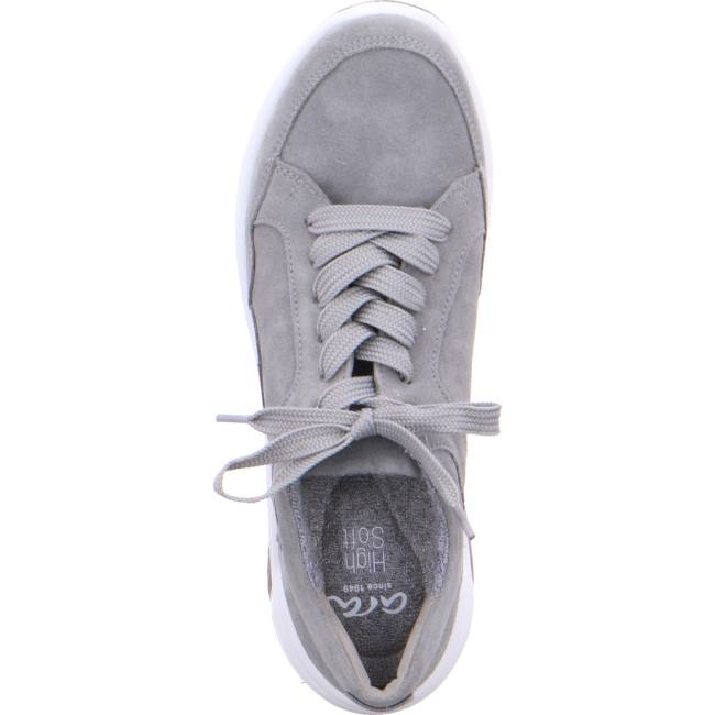 Grey Ara Shoes Miami Oyster Women's Sneakers | ARA390GAO