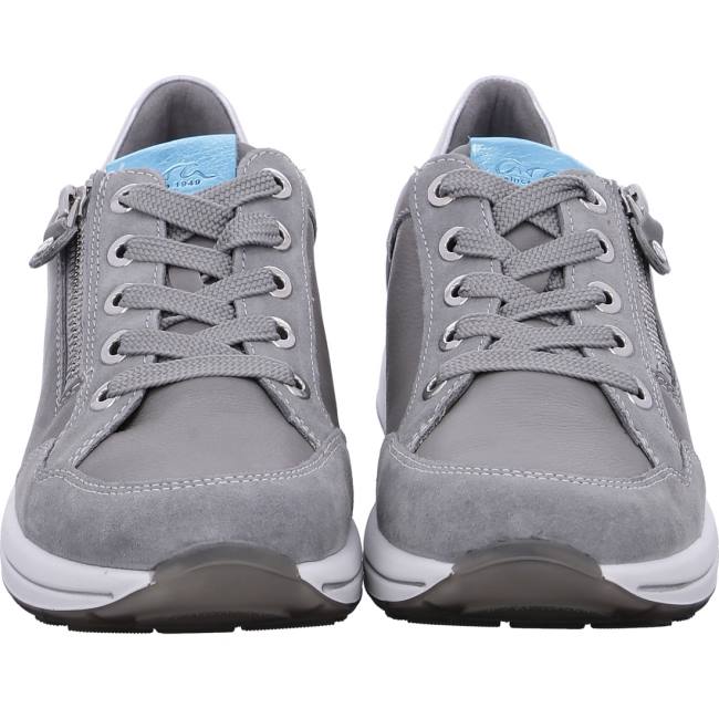 Grey Ara Shoes Noyster Women's Sneakers | ARA425KWX