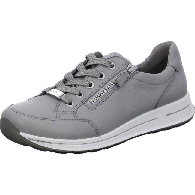 Grey Ara Shoes Osaka Oyster Women\'s Sneakers | ARA719FRO