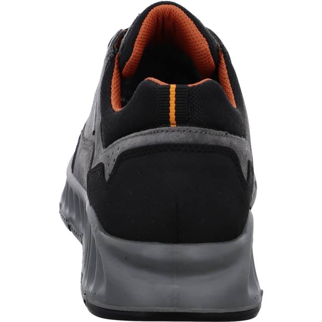 Grey Ara Shoes Paolo-black Men's Sneakers | ARA627EUK