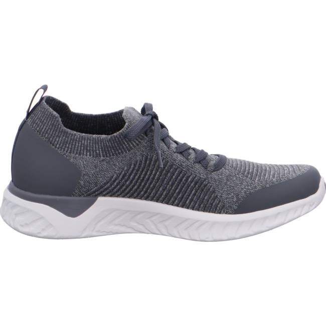 Grey Ara Shoes San Diego Men's Sneakers | ARA471OEC