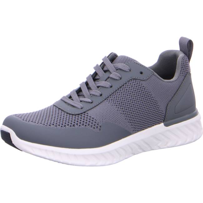 Grey Ara Shoes San Diego Men\'s Sneakers | ARA918EHX