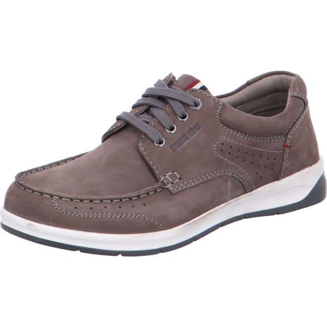 Grey Ara Shoes Siro Men\'s Lace Up Shoes | ARA924YKH