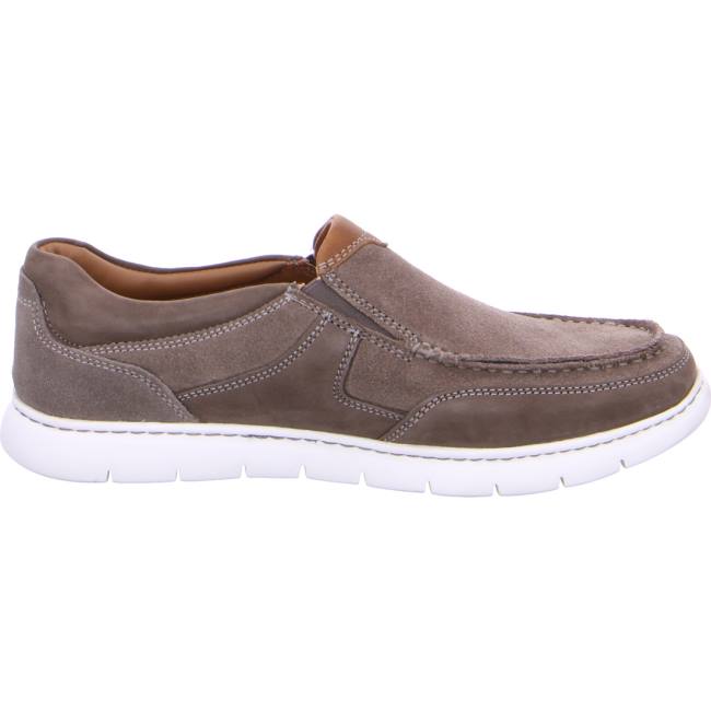 Grey Ara Shoes Slip-ons Sario Men's Loafers | ARA793SQL