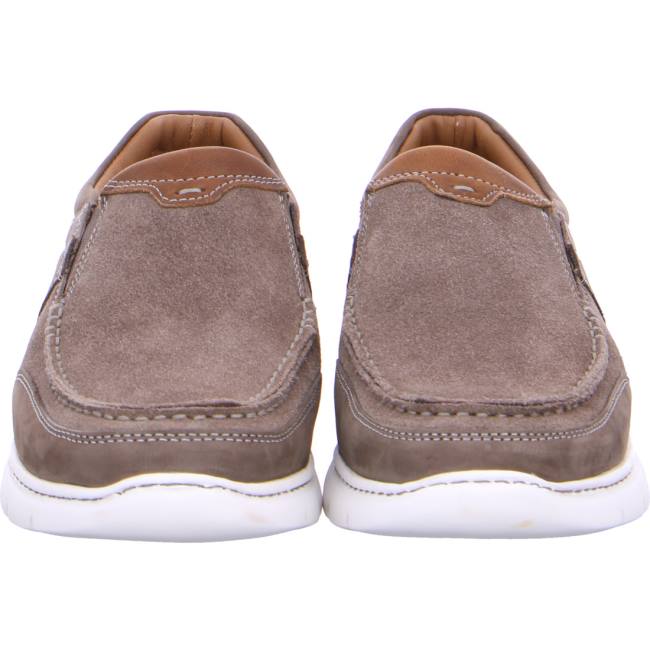 Grey Ara Shoes Slip-ons Sario Men's Loafers | ARA793SQL