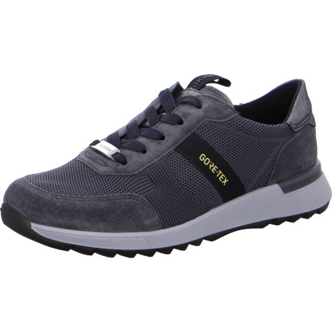 Grey Ara Shoes Venice Graphit Women\'s Sneakers | ARA843XGE