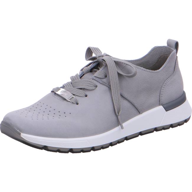 Grey Ara Shoes Venice Oyster Women\'s Sneakers | ARA601KAJ