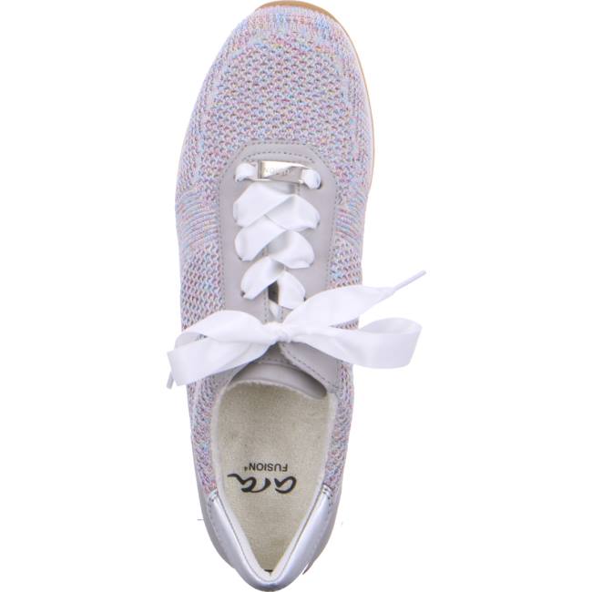 Grey / White Ara Shoes Lissabon Candy-white Women's Sneakers | ARA450HDP