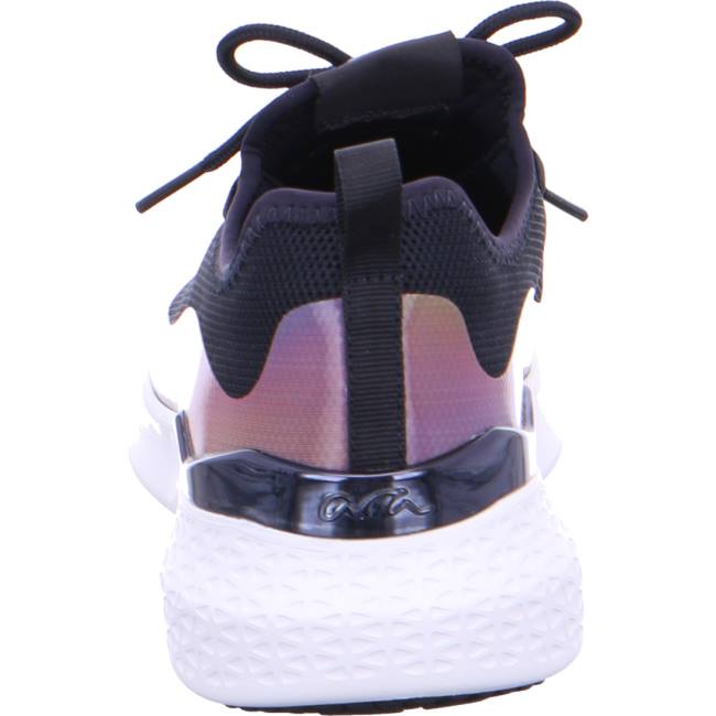 Navy / White Ara Shoes Maya Rainbow Women's Sneakers | ARA839NGB