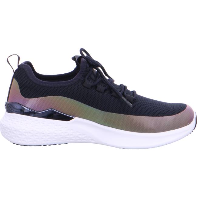 Navy / White Ara Shoes Maya Rainbow Women's Sneakers | ARA839NGB