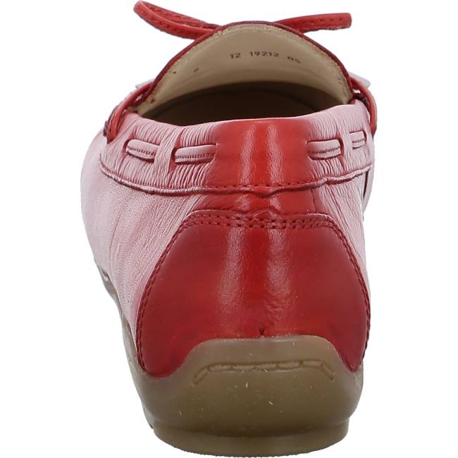 Red Ara Shoes Alabama Flame Women's Loafers | ARA192XZW