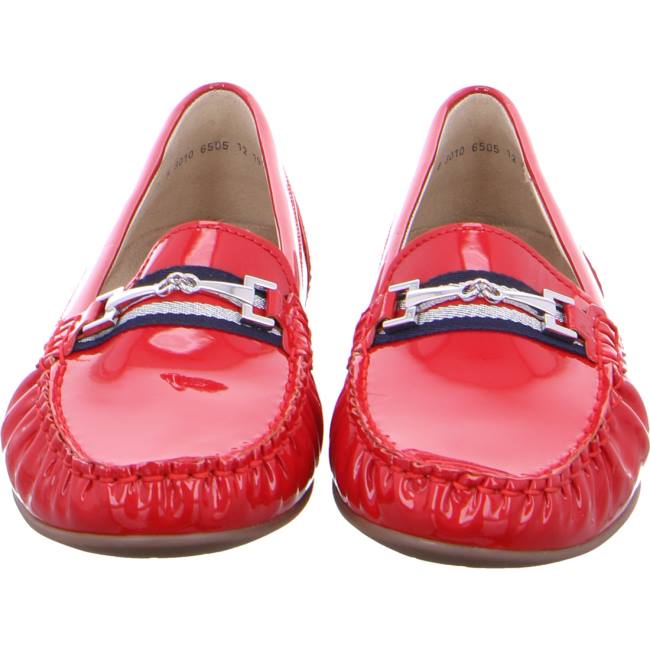 Red Ara Shoes Alabama Women's Loafers | ARA198HWK