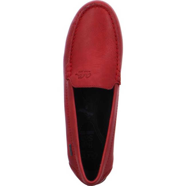 Red Ara Shoes Alabama Women's Loafers | ARA457UFE