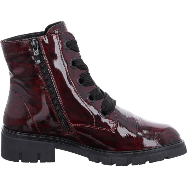 Red Ara Shoes Ankle Dover Chianti Women's Boots | ARA645NYP