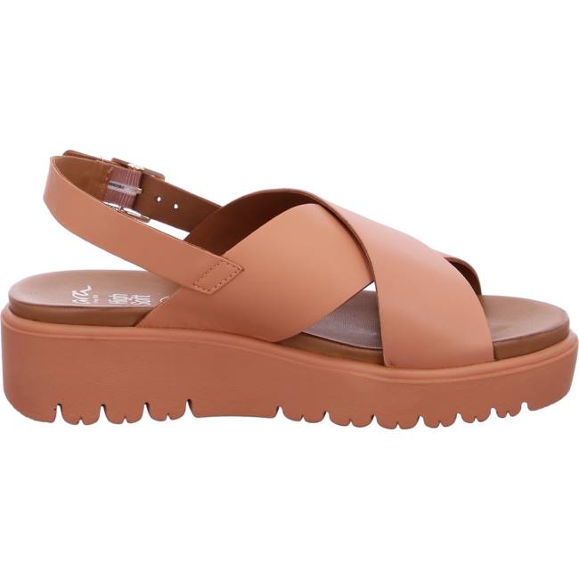 Red Ara Shoes Bilbao Peach Women's Sandals | ARA614WSE