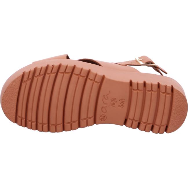 Red Ara Shoes Bilbao Peach Women's Sandals | ARA614WSE