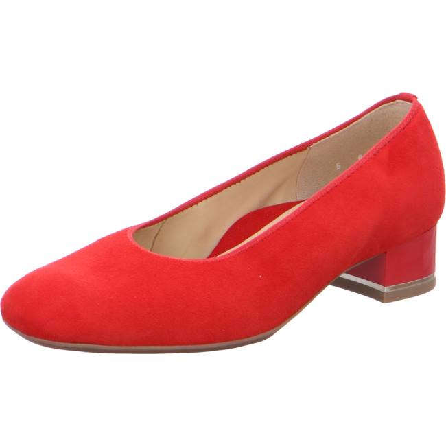 Red Ara Shoes Court Shoes Graz Flame Women\'s Pumps | ARA701CLQ