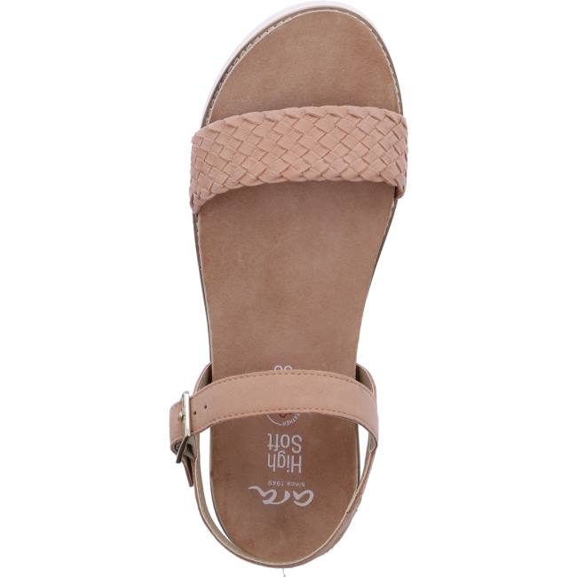 Red Ara Shoes Florenz Peach Women's Sandals | ARA321QLT