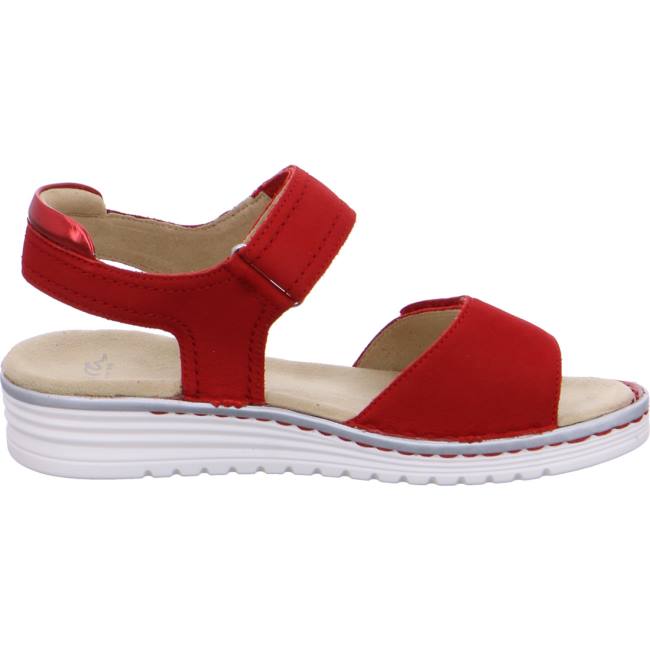 Red Ara Shoes Havanna Women's Sandals | ARA501ORP