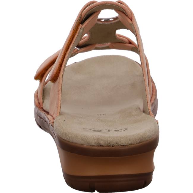 Red Ara Shoes Hawaii Peach Women's Mules | ARA361UDL