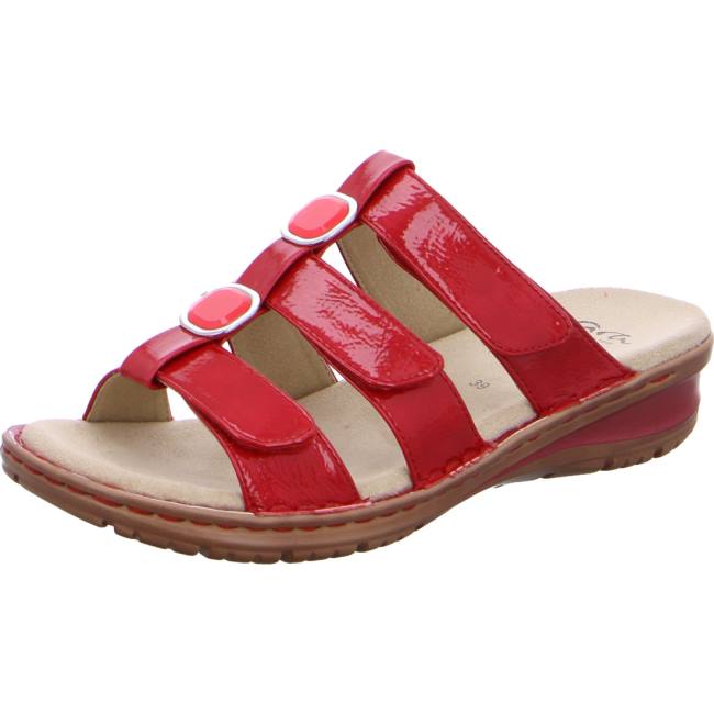 Red Ara Shoes Hawaii Women\'s Mules | ARA069HYF