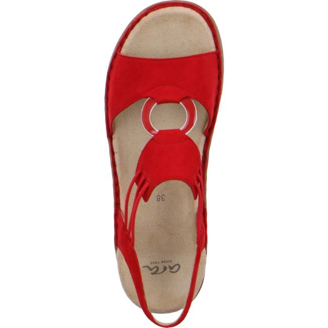 Red Ara Shoes Hawaii Women's Sandals | ARA829PZB