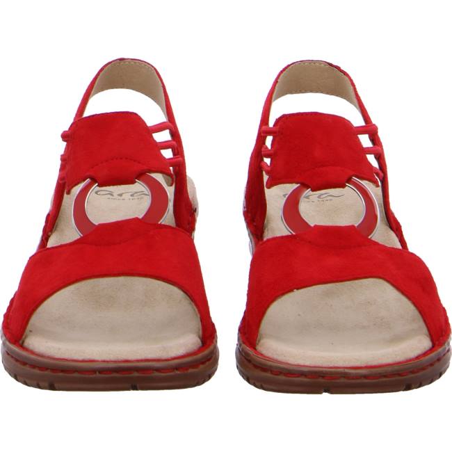 Red Ara Shoes Hawaii Women's Sandals | ARA829PZB