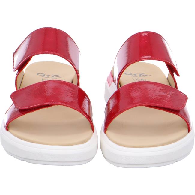 Red Ara Shoes Ibiza Women's Mules | ARA614BOC