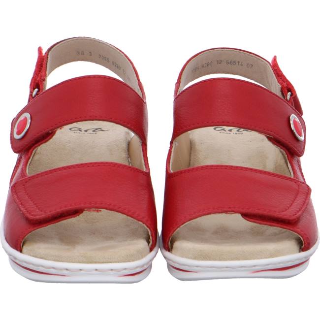 Red Ara Shoes Korfu Women's Sandals | ARA640DVW