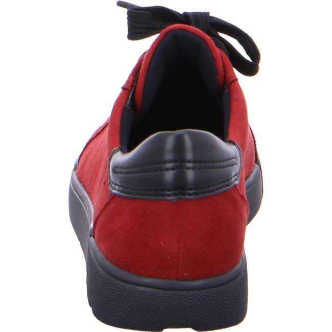 Red Ara Shoes Lace-ups Rom Women's Sneakers | ARA693MIL