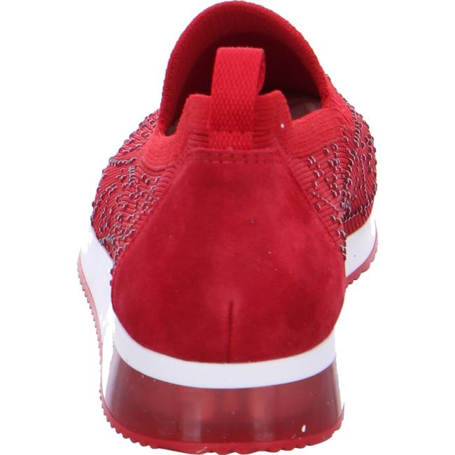 Red Ara Shoes Lissabon Women's Loafers | ARA357VQK