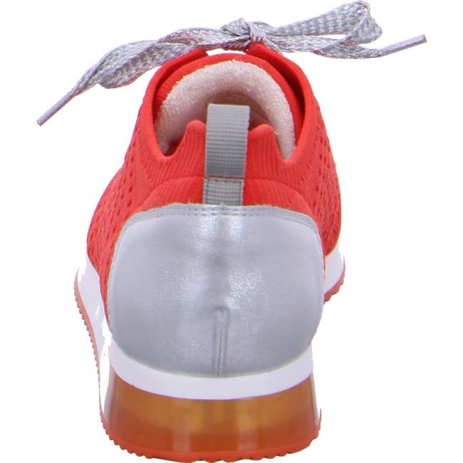 Red Ara Shoes Lissabon Women's Sneakers | ARA469NOV