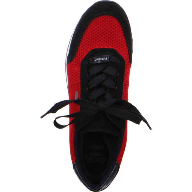 Red Ara Shoes Lissabon Women's Sneakers | ARA824UDG