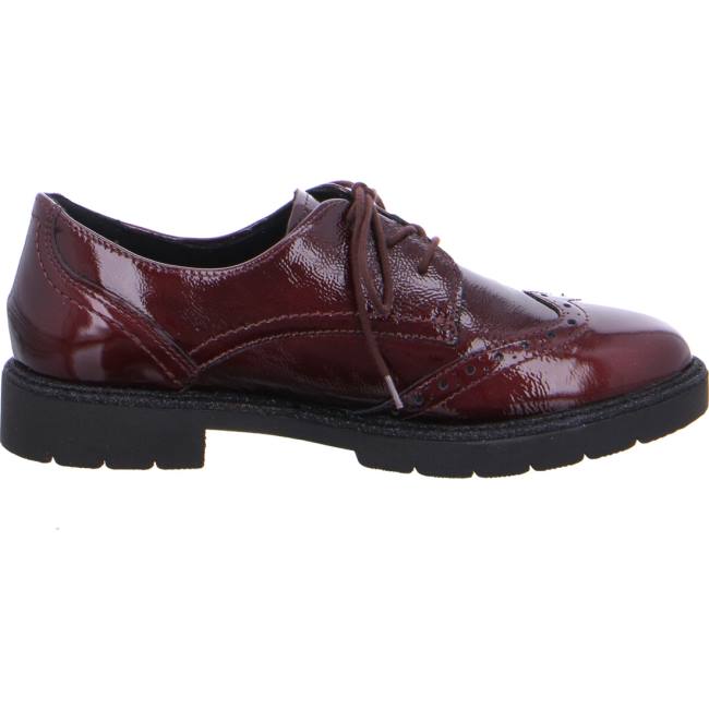 Red Ara Shoes Manchester Women's Lace Up Shoes | ARA251VXK