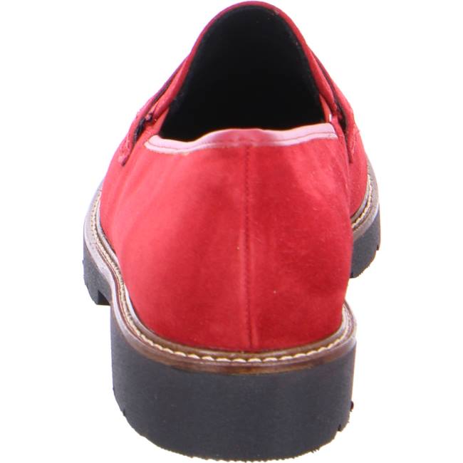 Red Ara Shoes Manchester Women's Loafers | ARA354ZOM