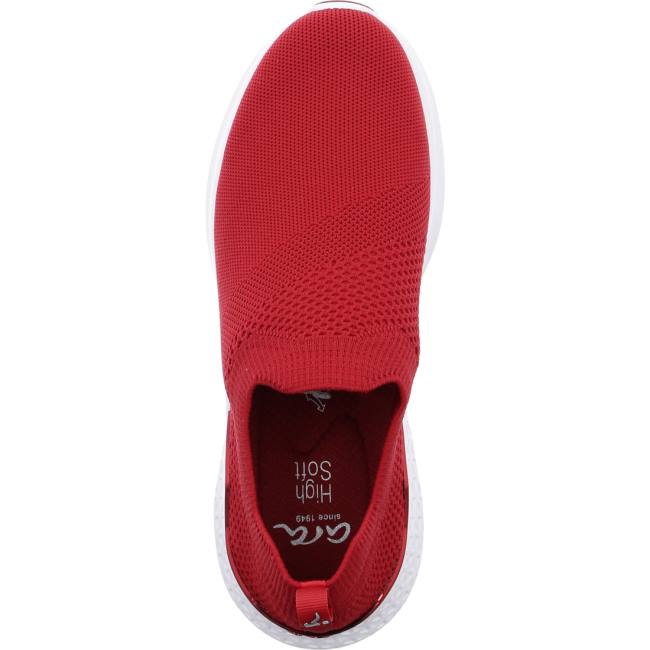 Red Ara Shoes Maya Women's Loafers | ARA978IEM