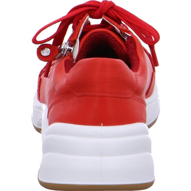 Red Ara Shoes Miami Flame Women's Sneakers | ARA703NPX