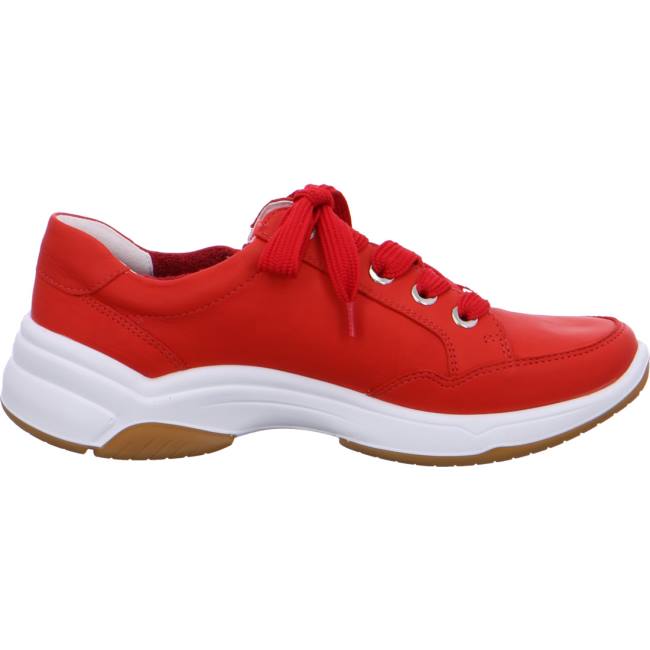 Red Ara Shoes Miami Flame Women's Sneakers | ARA703NPX