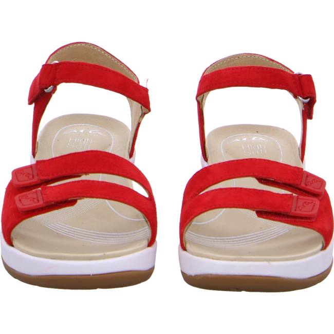 Red Ara Shoes Napoli Women's Sandals | ARA428GXY