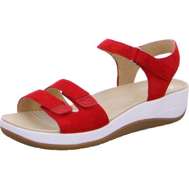 Red Ara Shoes Napoli Women\'s Sandals | ARA428GXY