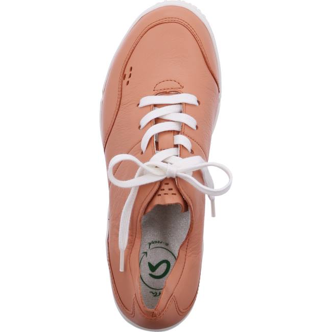 Red Ara Shoes Nature Step Peach Women's Sneakers | ARA360WYV