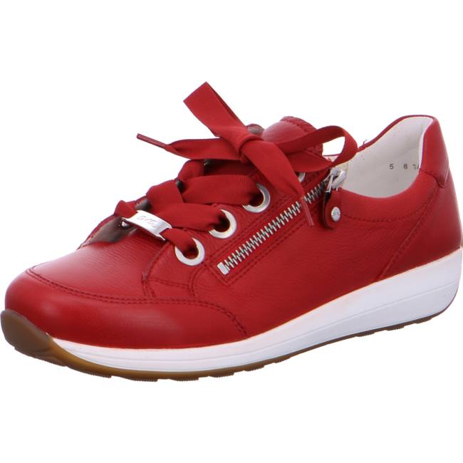 Red Ara Shoes Osaka Women\'s Sneakers | ARA961IOW