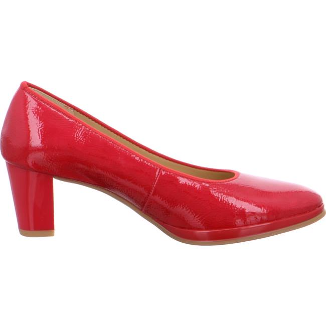 Red Ara Shoes Platform Heels Orly Women's Pumps | ARA851ETP