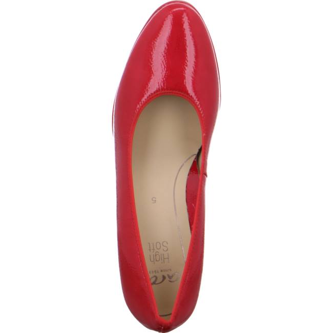 Red Ara Shoes Platform Heels Orly Women's Pumps | ARA851ETP