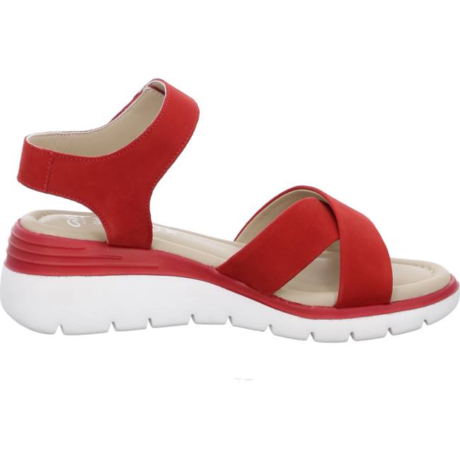 Red Ara Shoes Rimini Women's Sandals | ARA973CMJ