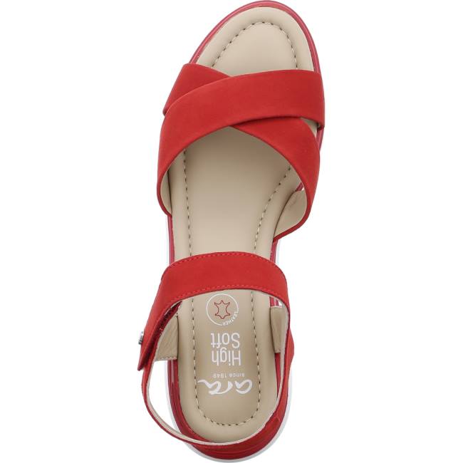 Red Ara Shoes Rimini Women's Sandals | ARA973CMJ